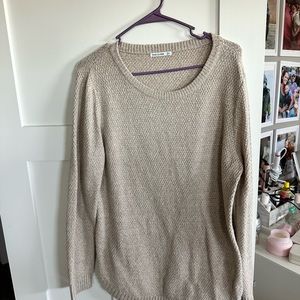 Cozy beige sweater